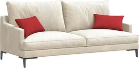 vidaXL Μαξιλάρι Καναπέ 2 pcs Κόκκινο 50 x 30 cm ύφασμα