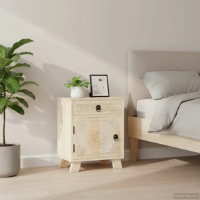 VidaXL Κομοδίνο 40x30x50 εκ. από Μασίφ Ξύλο Μάνγκο