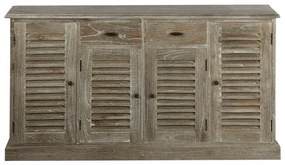 vidaXL Μπουφές 145 x 32,5 x 77 εκ. από Μασίφ Ξύλο Mindi