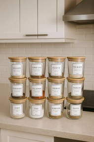 Spice Jar Set (24 Pieces) F10000194 Transparent