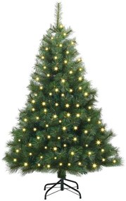 vidaXL Τεχνητό Χριστουγεννιάτικο Δέντρο Πράσινο 150 cm ΠΕ και PVC