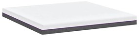 vidaXL Στρώμα Λευκό και Γκρι 180 x 200 cm Pěna