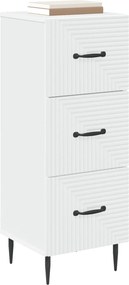vidaXL Ντουλάπι με Συρτάρια Λευκό 33 x 34,5 x 89,5 εκ