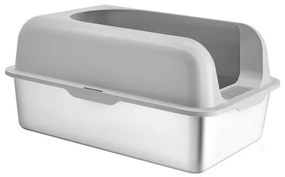 VEVOR 6 in Deep Cat Litter Box Odor-Free Litter Box with Filtering Foot Board