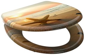 SCHÜTTE Κάθισμα Λεκάνης SEA STAR με Soft-Close &amp; Σχέδιο από Duroplast - Πολύχρωμο