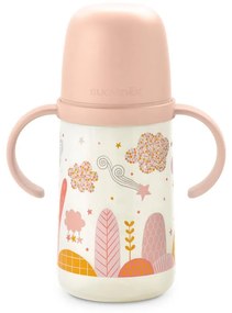 Suavinex Μπουκάλι Εκπαιδευτικό με λαβές 270ml +6μ Dreams Pink
