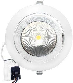 Χωνευτό Φωτιστικό Οροφής LED 30W Λευκό Κινητό Lino 4000K LINO3040N Aca-LINO3040N-Λευκό LINO3040N