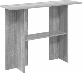 vidaXL Τραπέζι κονσόλας Γκρι Sonoma 100 x 30 x 75 εκ