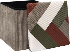 ΣΚΑΜΠΌ &amp; ΠΟΥΦ PATCHWORK FOLDING POUFFE BOX COTELE SCOTT HD0550