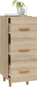 vidaXL Ντουλάπι Sonoma Δρυς 34,5x34x90 εκ. από Επεξεργασμένο Ξύλο