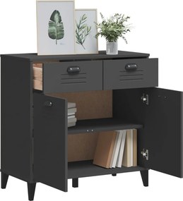 vidaXL Μπουφές VIKEN Ανθρακί Γκρι 80x40x80 εκ. από Επεξεργασμένο Ξύλο