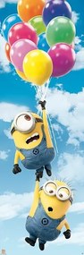 Αφίσα πόρτας Minions - Balloons