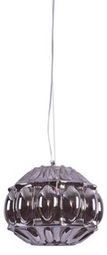 Φωτιστικό Οροφής Μονόφωτο Homelighting Nadia 77-3745 Smoke Glass