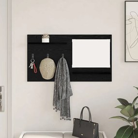 vidaXL Τοίχου Κρεμάστρα Μαύρη δρυς 90 x 10 x 50 εκ. Επεξεργασμένο ξύλο