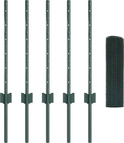 vidaXL Τεντώτο με στήριγμα Πράσινο