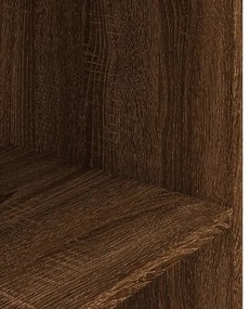 vidaXL Βάση Ενυδρείου Καφέ Δρυς 120x40x60 εκ. από Επεξεργασμένο Ξύλο