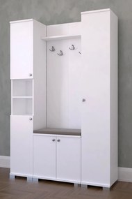 Σκανδιναβικού στιλ από Συνθετικό ξύλο Λευκό 120x33x177 cm