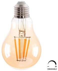 ΛΑΜΠΤΗΡΑΣ HM4045 LED FILAMENT 8W E27 3000K GOLD DIMMABLE