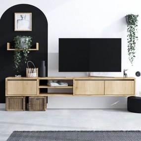 Έπιπλο Τηλεόρασης Δρυς Ζαφείρι TEKA 180x30x25