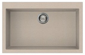 Elleci Quadra 130 Ένθετος Νεροχύτης κουζίνας Avena 51 79x50cm