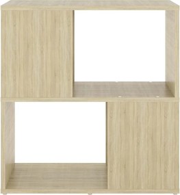 vidaXL Βιβλιοθήκη Sonoma Δρυς 60 x 24 x 63 εκ. Μοριοσανίδα