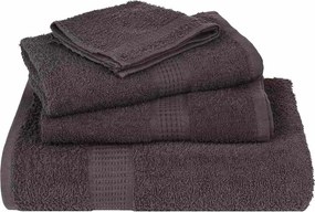 vidaXL Χειροπετσέτες FROGN 2 τεμ. Ανθρακί 50x100 εκ. 360 γρ./τ.μ.