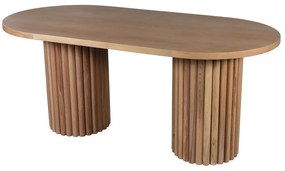 Τραπέζι Italyan Masa 117FRF1275 170x90x75cm Natural Mdf,Ξύλο