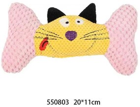 Λούτρινο παιχνίδι σκύλου κόκκαλο - 20x11cm - 12pcs - 550803