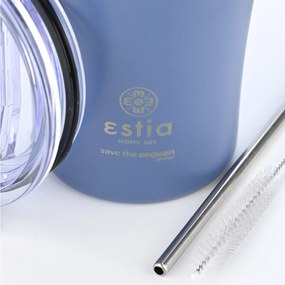 ESTIA ΘΕΡΜΟΣ COFFEE MUG SAVE THE AEGEAN 500ml DENIM BLUE