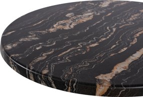 ΕΠΙΦΑΝΕΙΑ ΤΡΑΠΕΖΙΟΥ Φ60Χ2.5εκ. 5787 WERZALIT BLACK GOLD MARBLE HM5227.15