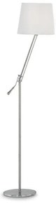 Φωτιστικό Δαπέδου Regol λευκό νίκελ Ideal Lux-14609-Λευκό 014609