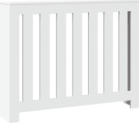 vidaXL Κάλυμμα Καλοριφέρ Λευκό 104x20x82 εκ. από Επεξεργασμένο Ξύλο