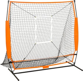 vidaXL Δίχτυ Εξάσκησης Μπέιζμπολ Μαύρο 174 x 76 x 158,5 εκ.