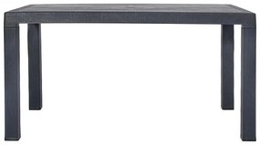 Τραπέζι Baltic Fylliana Ανθρακί 120x70x75 εκ. 120x70x75 εκ.