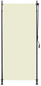 vidaXL Στόρι Σκίασης Ρόλερ Εξωτερικού Χώρου Κρεμ 100 x 270 εκ.