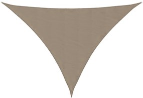 vidaXL Πανί Σκίασης Τρίγωνο Taupe 4 x 5 x 6,4 μ. από Ύφασμα Oxford