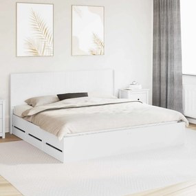 vidaXL Καλάθι με αποθήκη και κεφαλάρι Λευκό 180 x 200 cm