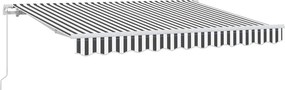 vidaXL Αναδιπλούμενη τέντα Ανθρακί 300 x 200 cm ύφασμα