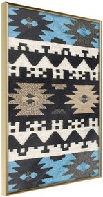 Αφίσα - Tribal Patterns - 20x30 - Χρυσό - Χωρίς πασπαρτού