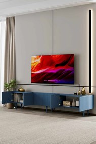 Έπιπλο Τηλεόρασης Μπλε CLOTA 240x29x20