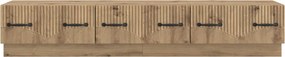 vidaXL Ντουλάπι TV 147 x 34,5 x 27 εκ Artisan Δρυς Επεξεργασμένο Ξύλο