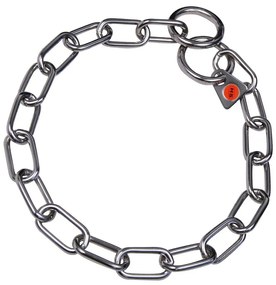 Κολλάρο Σκύλου Hs Sprenger Ασημί 3 mm Σύνδεσμοι Ημιμακριές (55 cm)