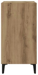 vidaXL Μπουφές Αρτισιανή Δρυς 57x35x70 εκ. από Επεξεργασμένο Ξύλο