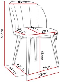 Καρέκλα Nil S100-Mple