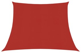 Πανί Σκίασης Κόκκινο 3/4 x 2 μ. από HDPE 160 γρ./μ²