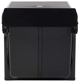 vidaXL Κάδος για Ντουλάπι Κουζίνας Συρόμενος 48 Λίτρων με Soft-Close