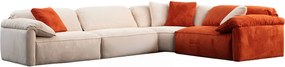 Corner Sofa Flamingo Corner 3 (L1+O1+C+1,5R) Cream
Orange