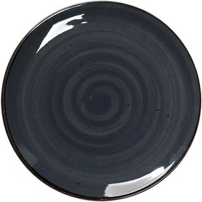 Πιάτο Ρηχό Terra TLG101K6 Φ26x2,5cm Grey Espiel Porcelain