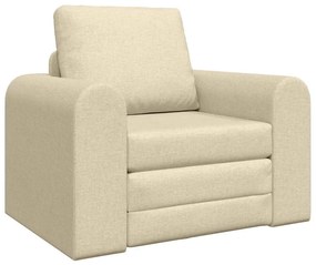 vidaXL Κρεβάτι καναπές Κρεμ 98 x 71 x 83 εκ. ύφασμα