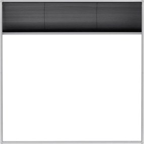 vidaXL Σήτα Παραθύρου Πλισέ 120 x 120 εκ. από Αλουμίνιο